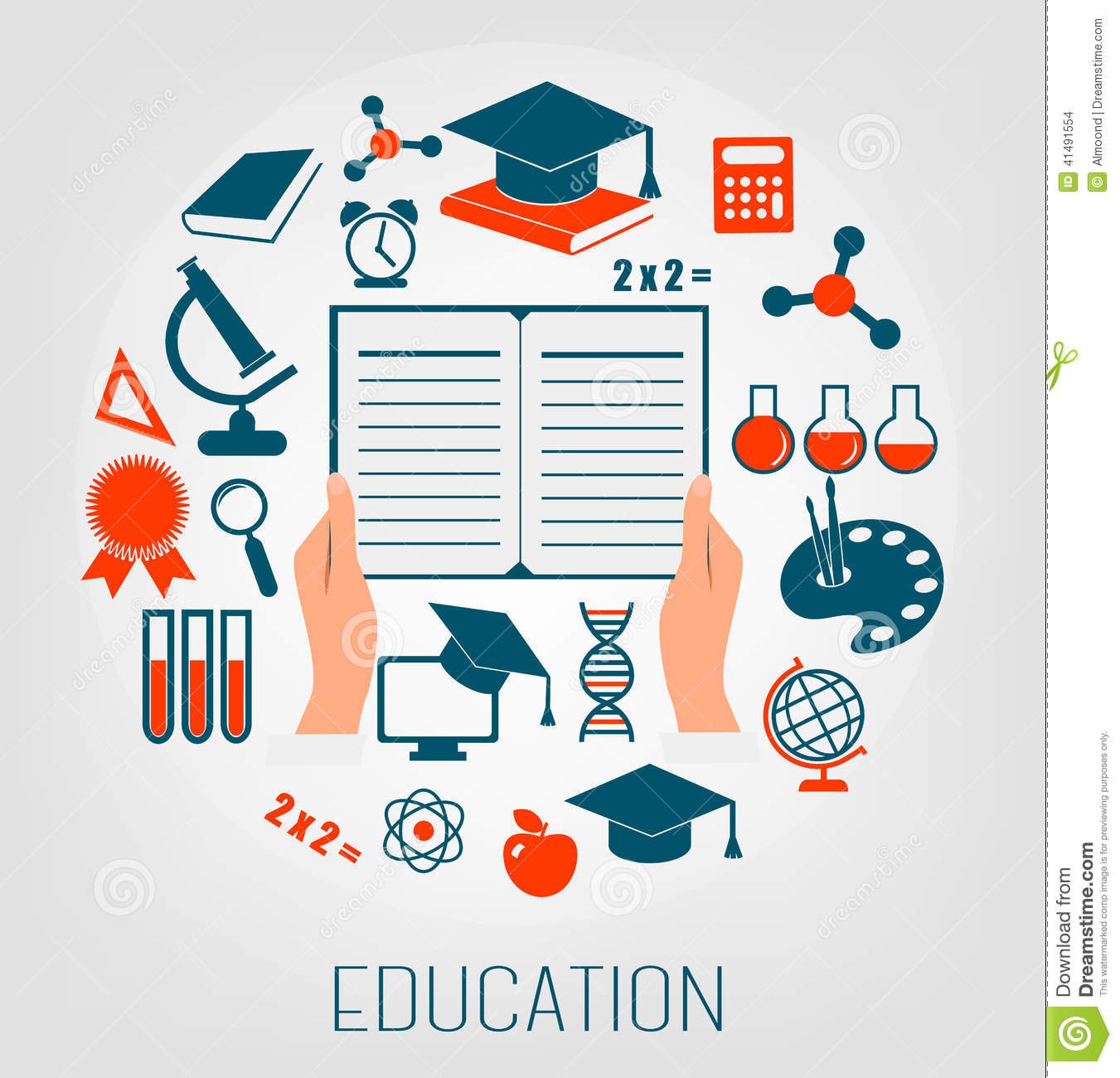 Download flat-design-concept-icons-education-e-learning-concept ...