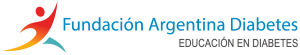 logos Fundacion Argentina Diabetes celeste